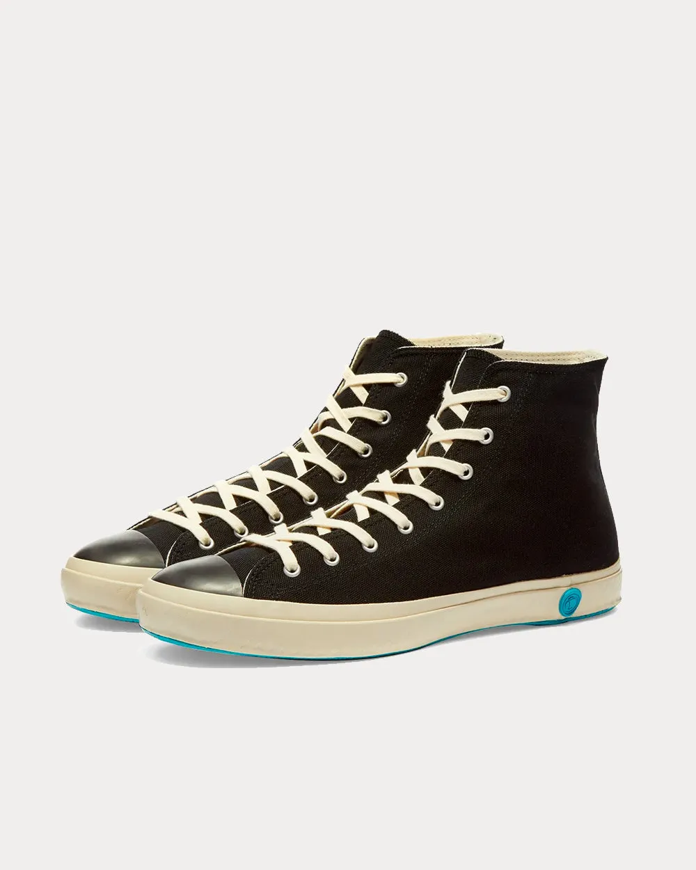 01JP Black High Top Sneakers
