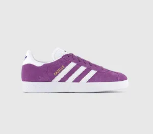 adidas Gazelle Shock Purple White Gold Melt Uk Size 6