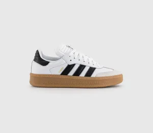 adidas Samba Xlg White Black Gum Uk Size 4