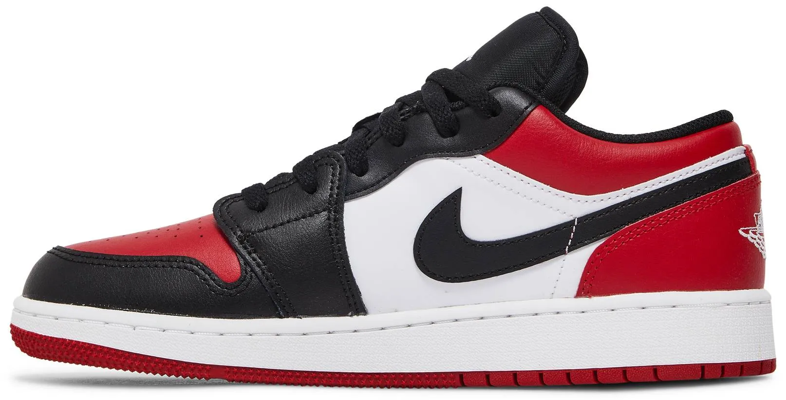 Air Jordan 1 Low GS 'Bred Toe'