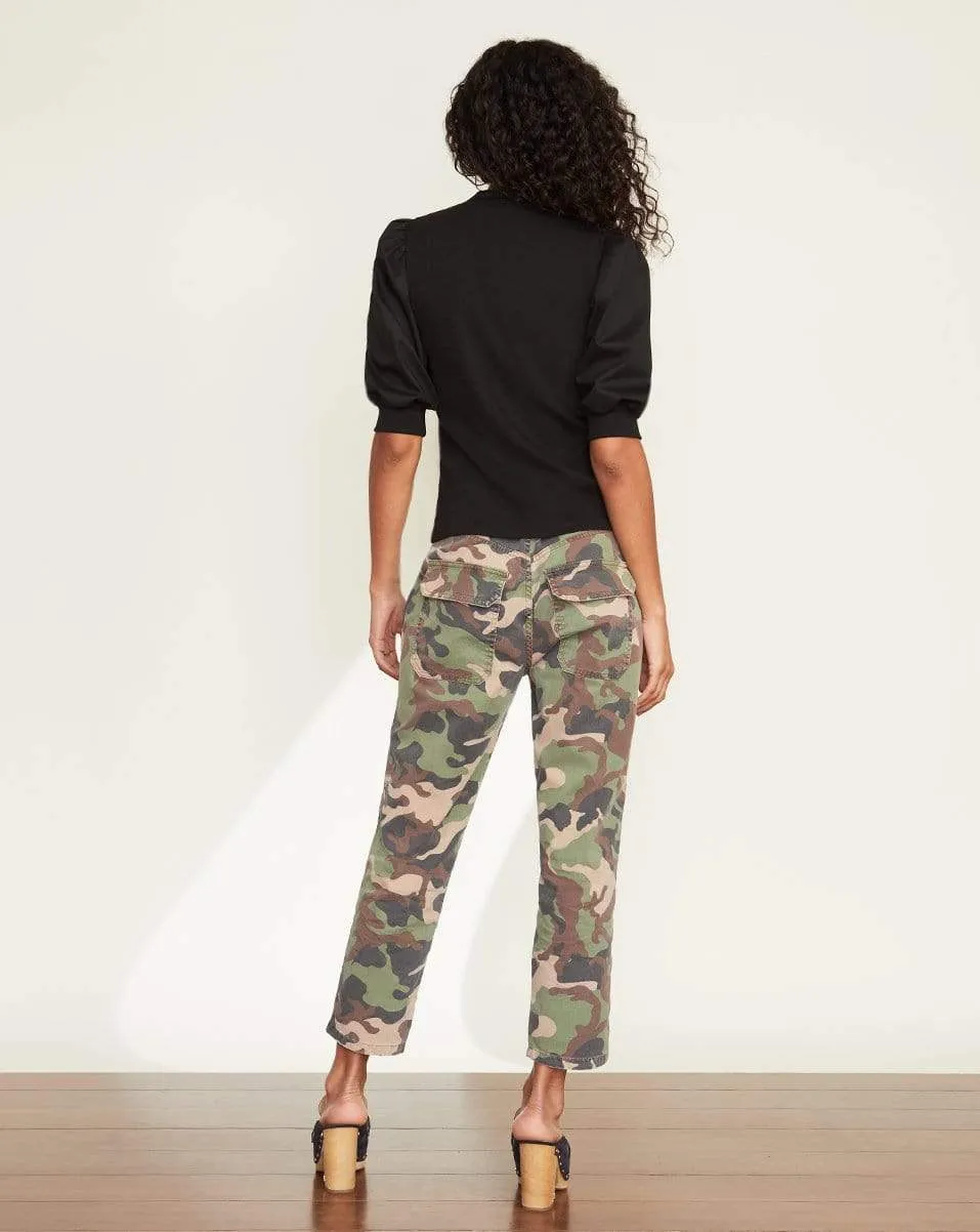 Arya Patch Pocket Straight-Leg Jean