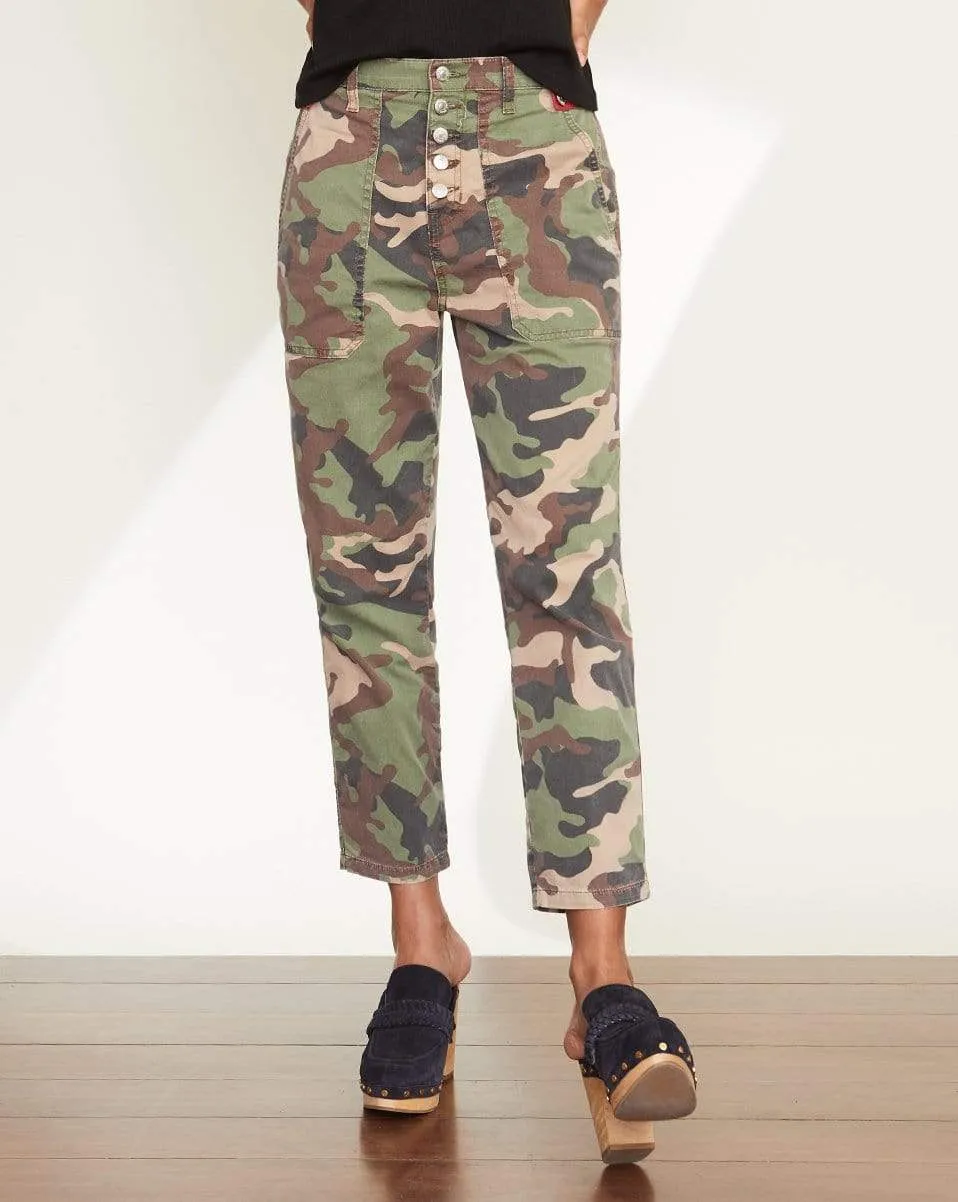 Arya Patch Pocket Straight-Leg Jean