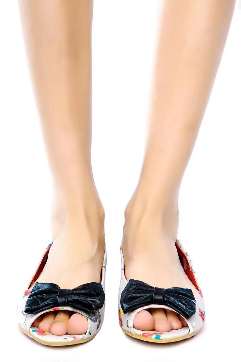 Black Sheep Peep Toe Flats