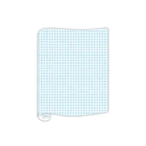 Blue Gingham Pattern Table Runner