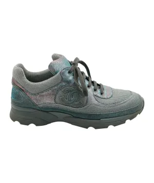 Chanel grey trainers ALL0348