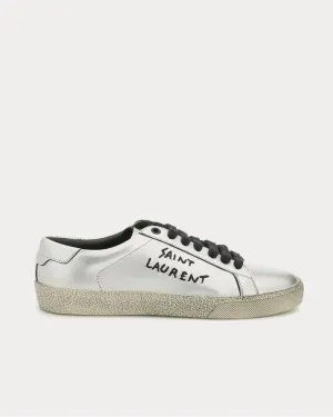 Court Classic SL/06 leather Silver Low Top Sneakers