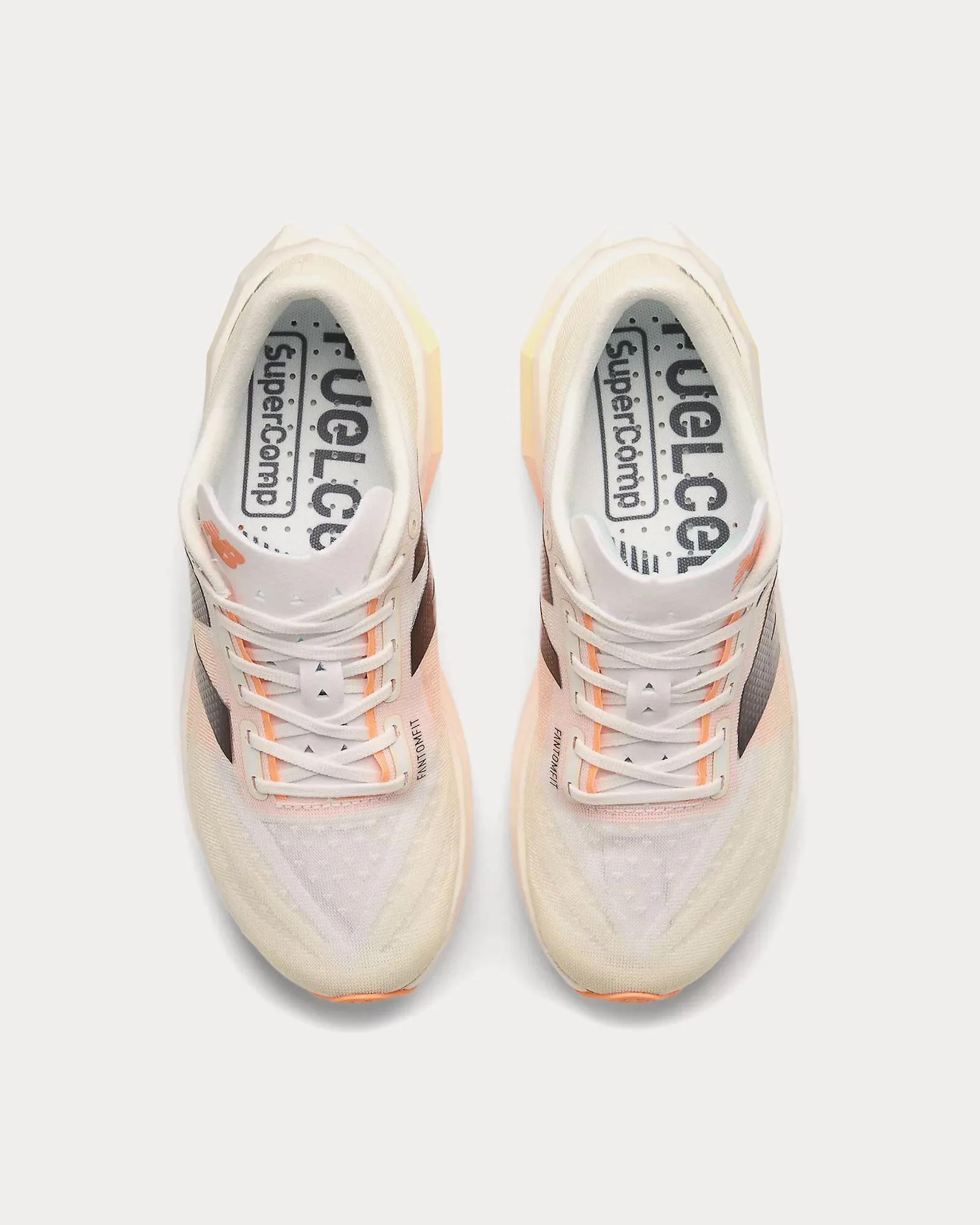 FuelCell SuperComp Elite v4 White / Angora / Hot Mango Running Shoes