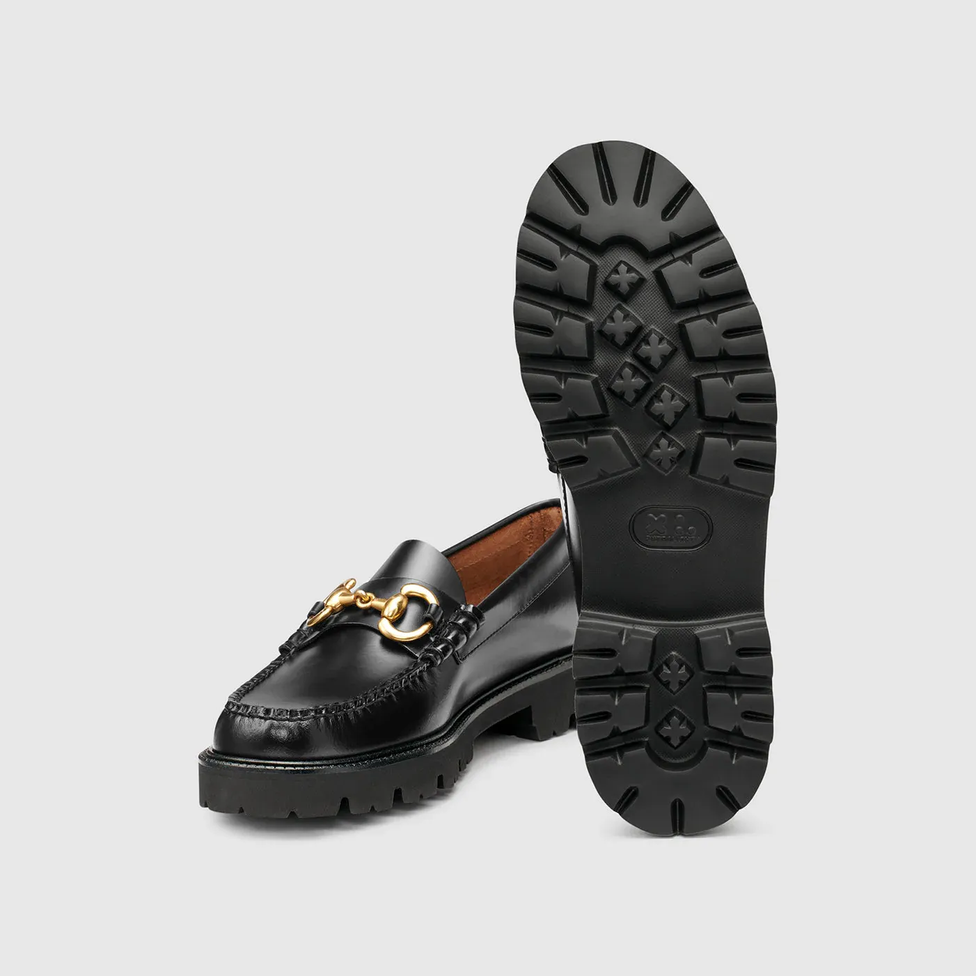 G.H. Bass Men's Lincoln Bit Super Lug Weejuns Loafer in Black