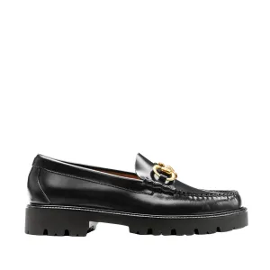 G.H. Bass Men's Lincoln Bit Super Lug Weejuns Loafer in Black