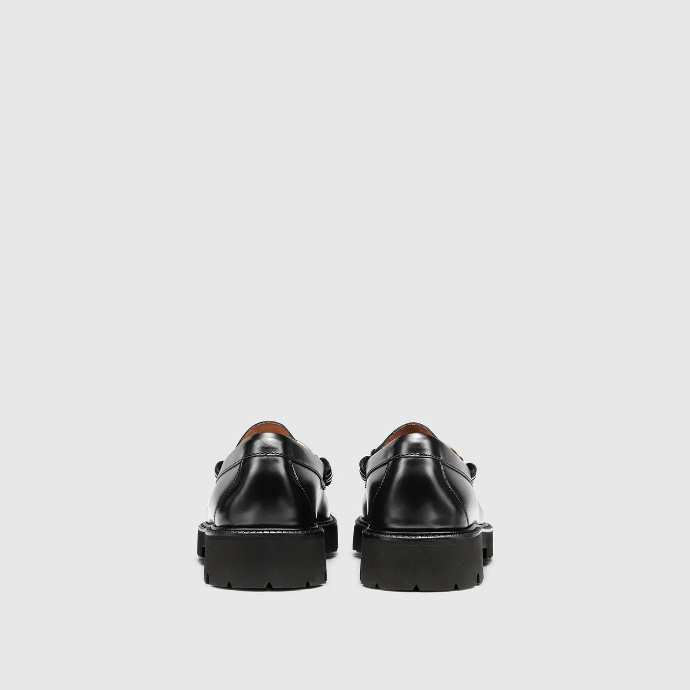 G.H. Bass Men's Lincoln Bit Super Lug Weejuns Loafer in Black