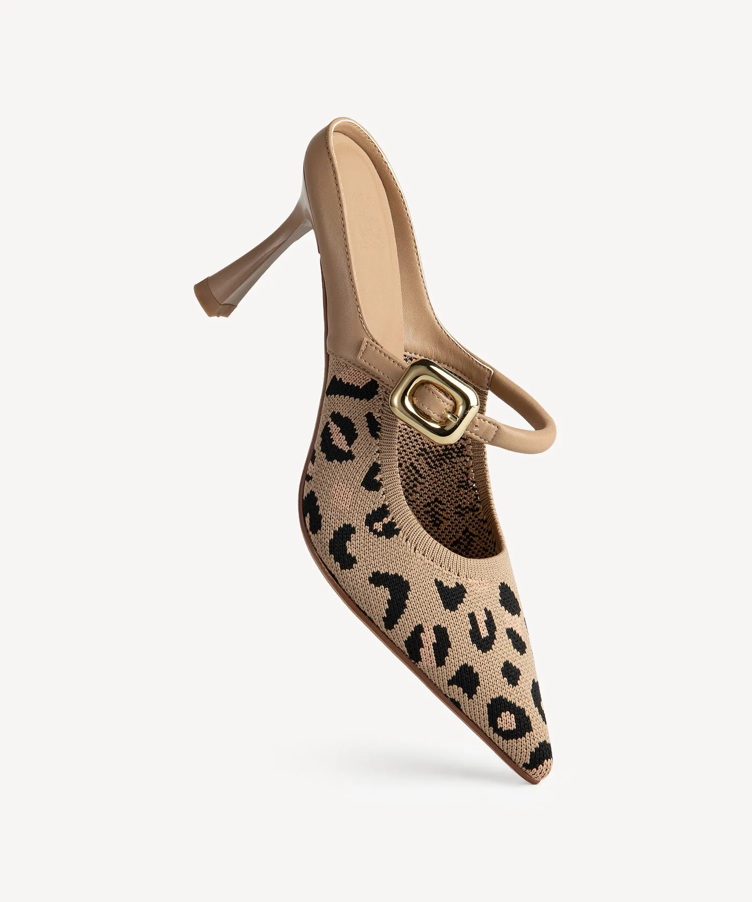 GraceLithe Pointed Toe Heeled Mules - 2X Wide