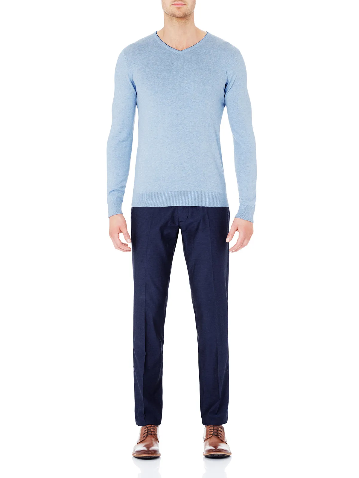 Jacquard Narrow Leg Trousers