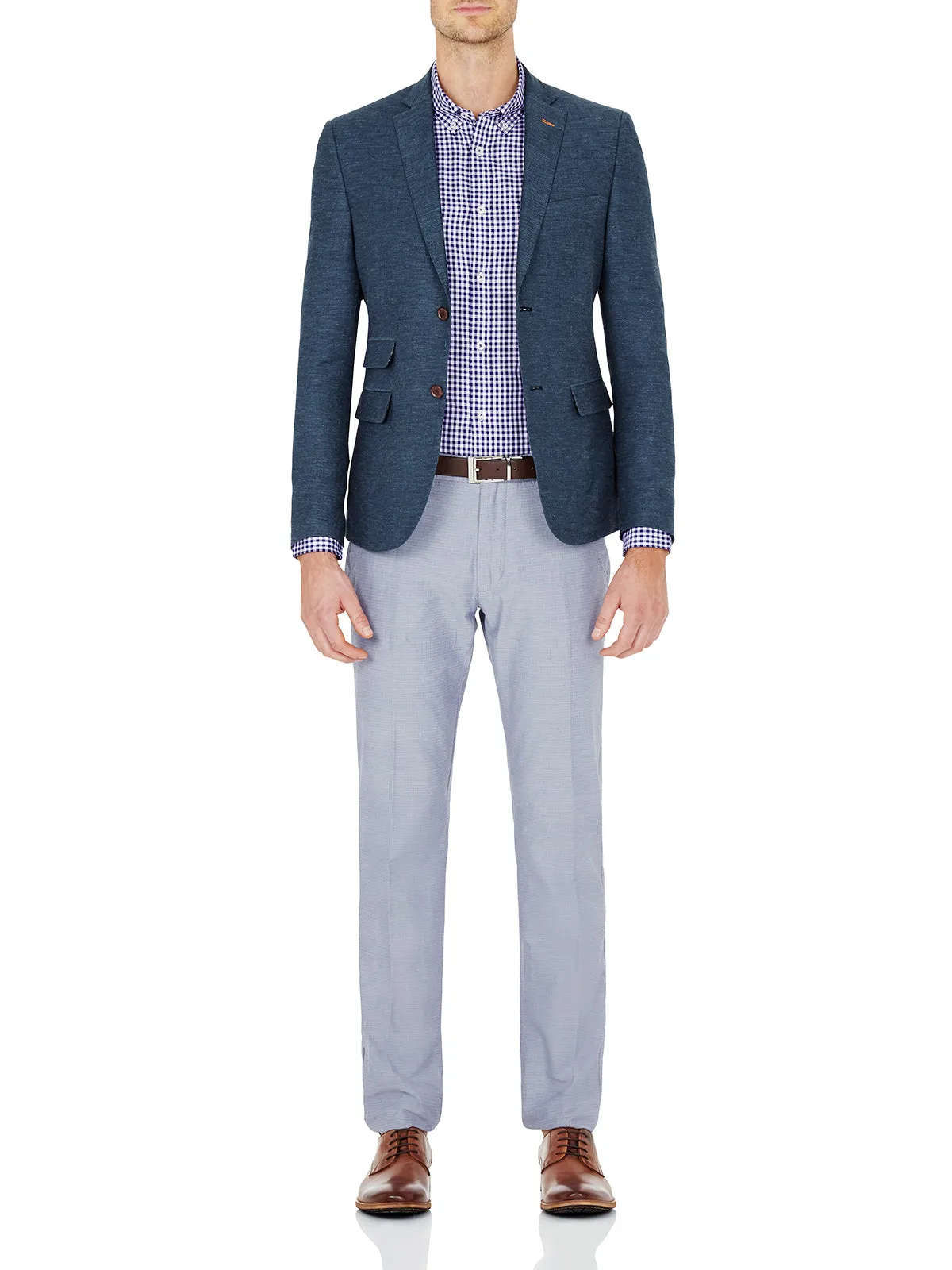 Jacquard Narrow Leg Trousers