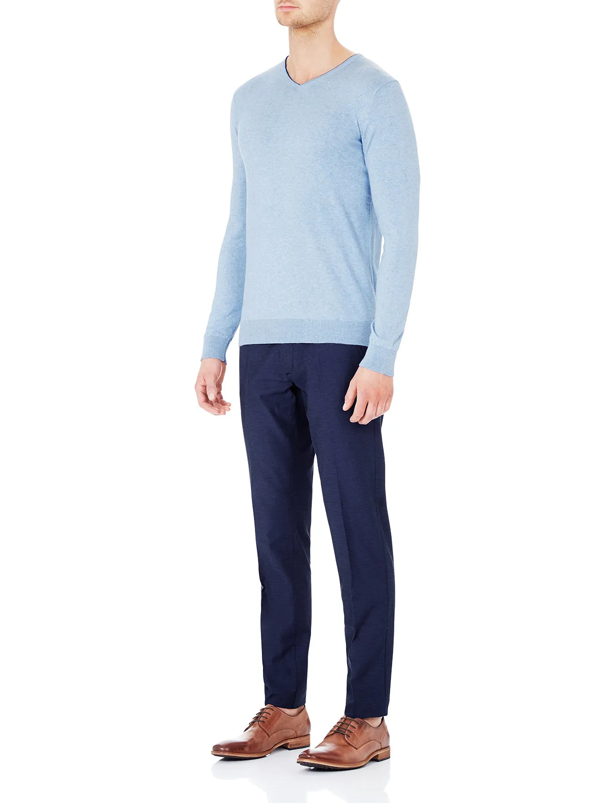 Jacquard Narrow Leg Trousers