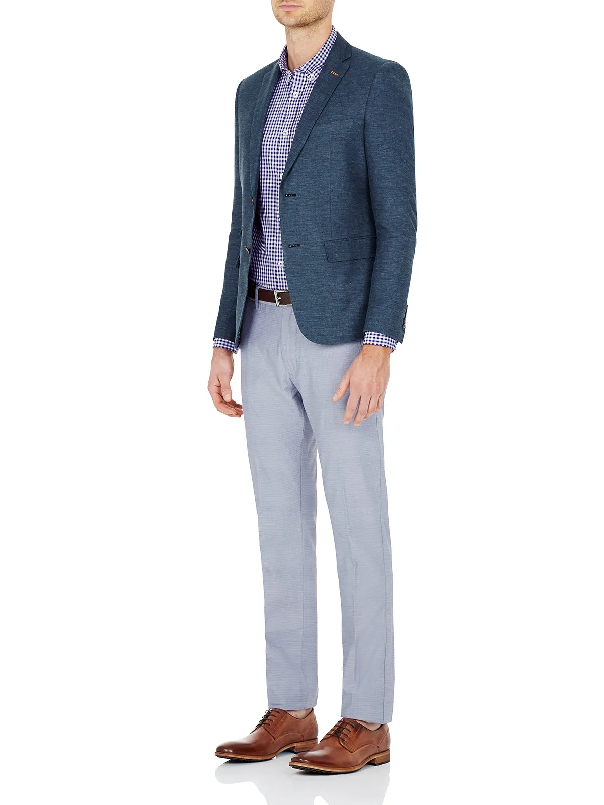 Jacquard Narrow Leg Trousers