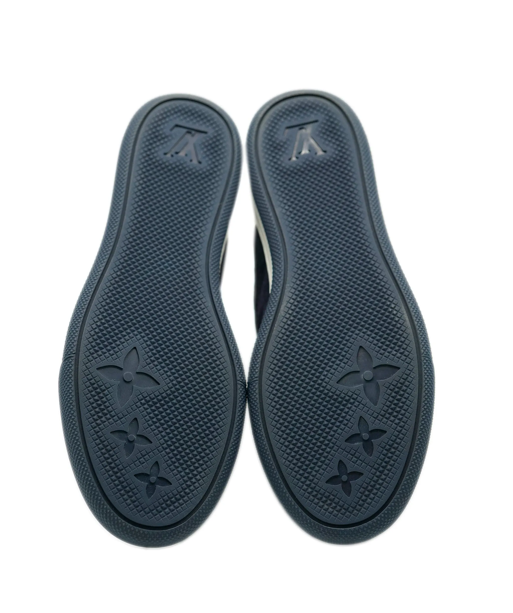 Louis Vuitton midnight blue suede trainers  size 36 - AJC0455