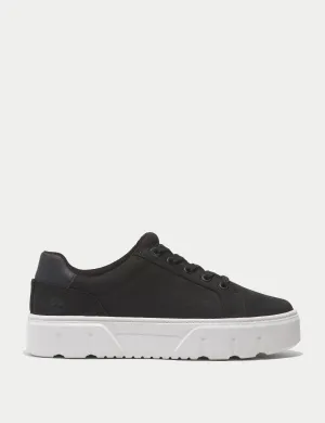 Low Lace-Up Trainer - Black