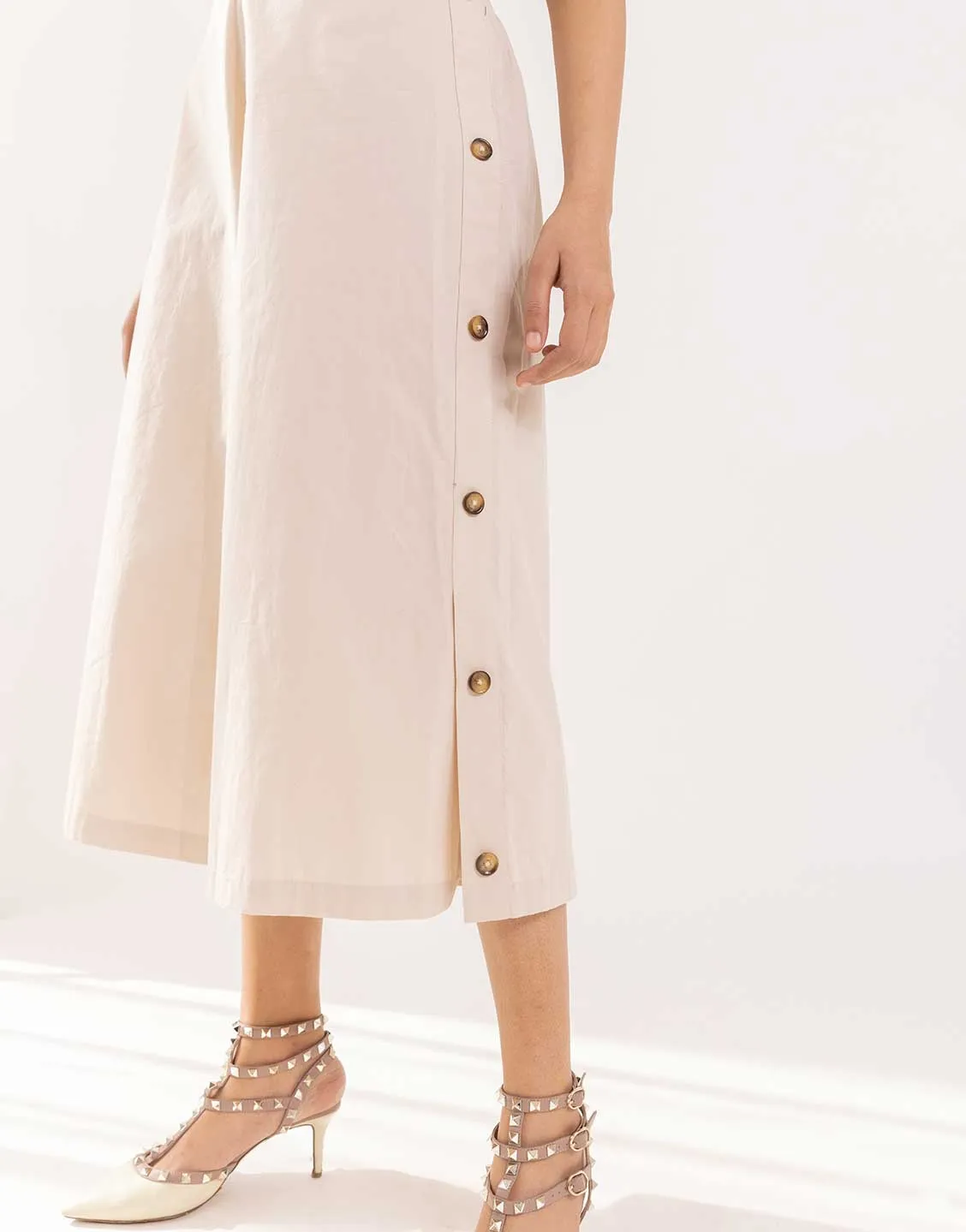 Lucy co-ord set in beige