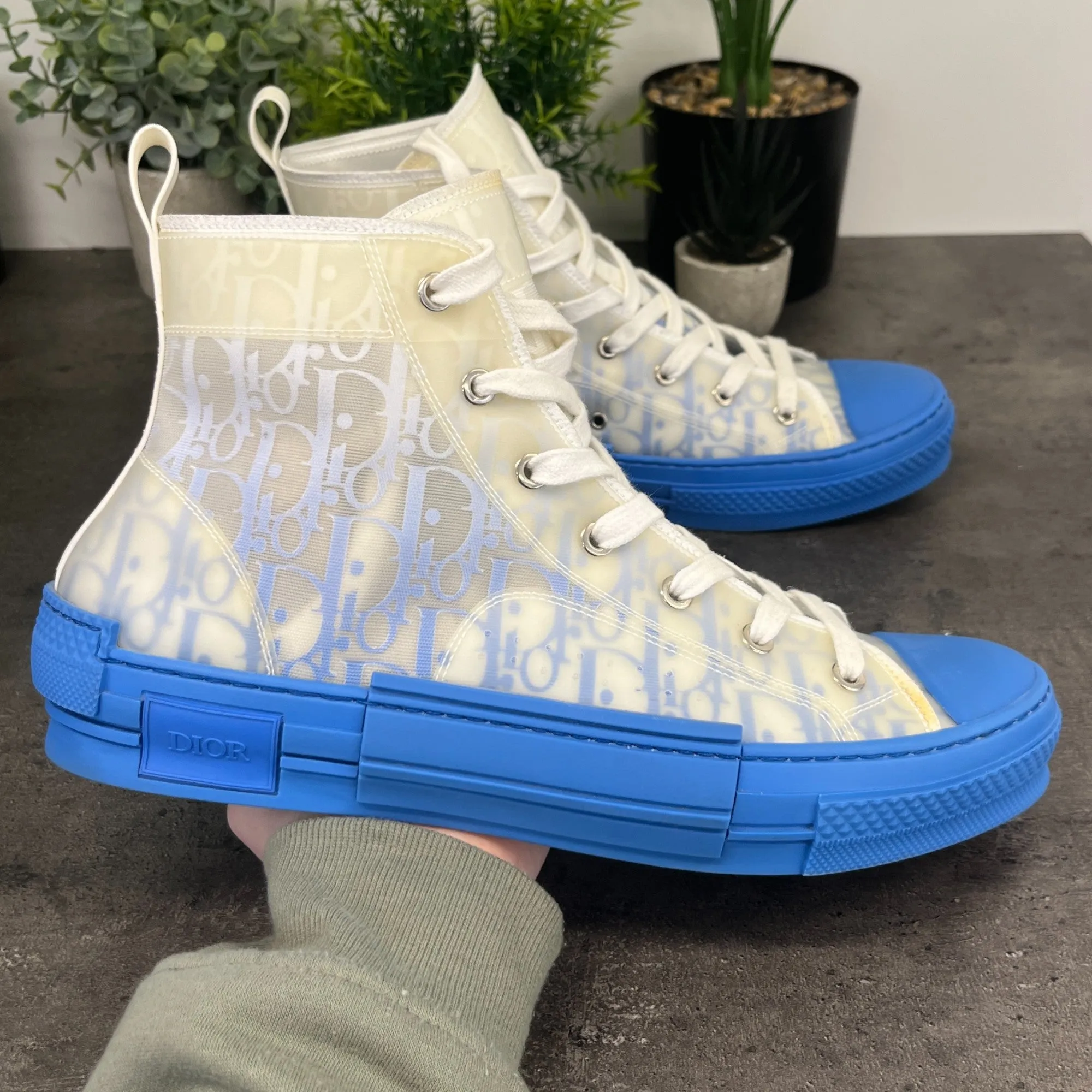 Men's B23 High-Top Low Trainers Blue Size EU 43 / UK 9