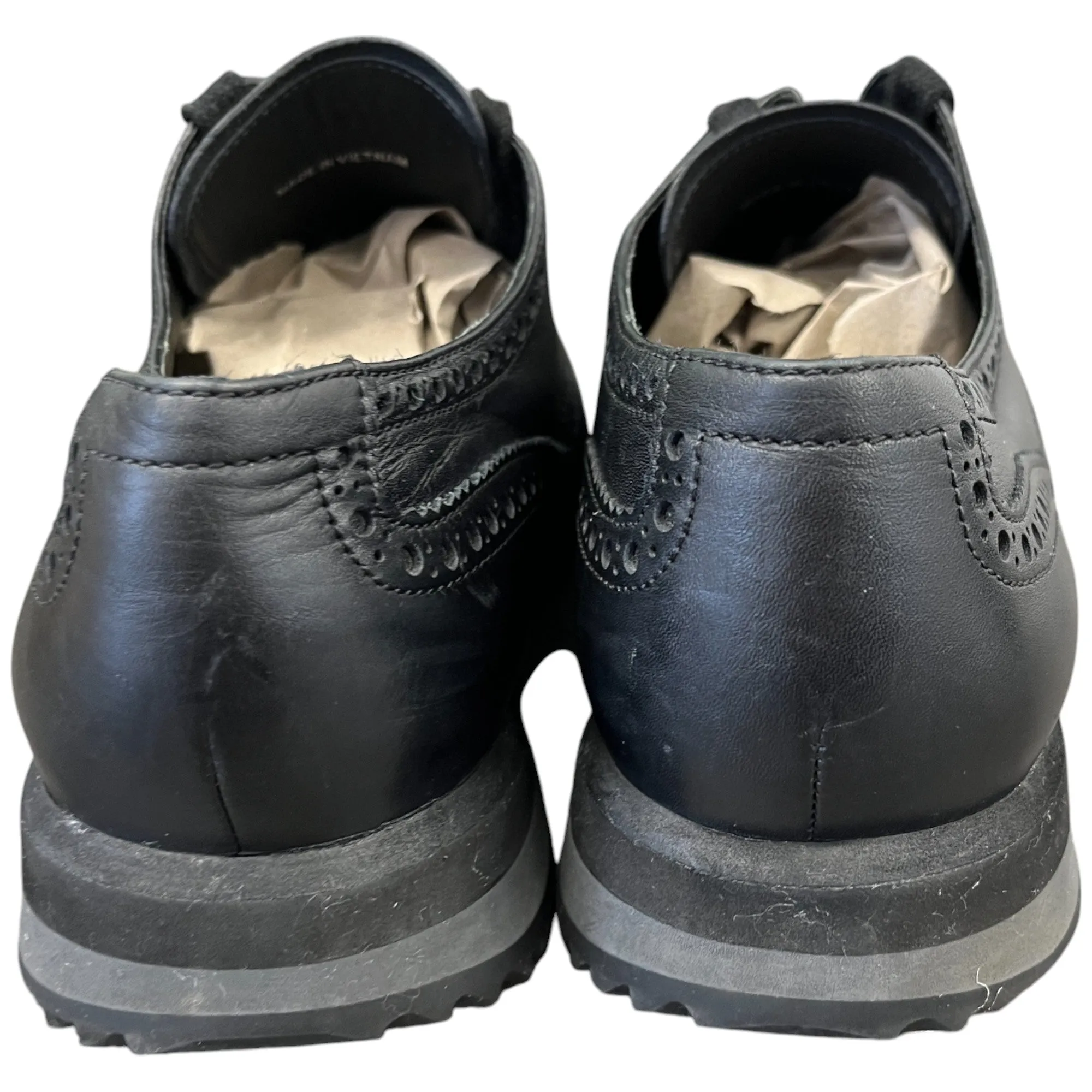 Men's Brogue Low Trainers Black Size EU 42.5 / UK 8.5