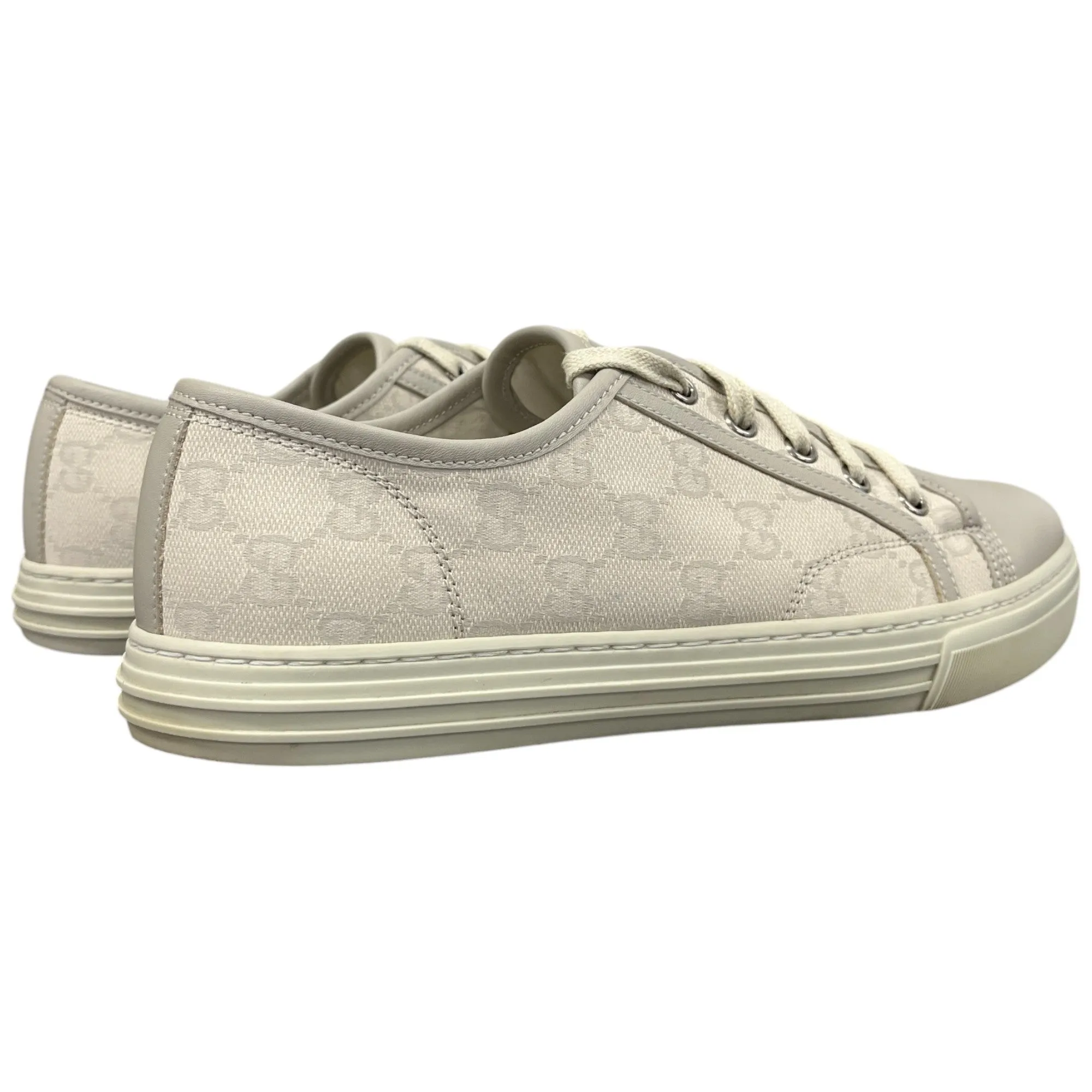 Men's Gg Supreme Low Trainers Cream Size EU 40 / UK 6