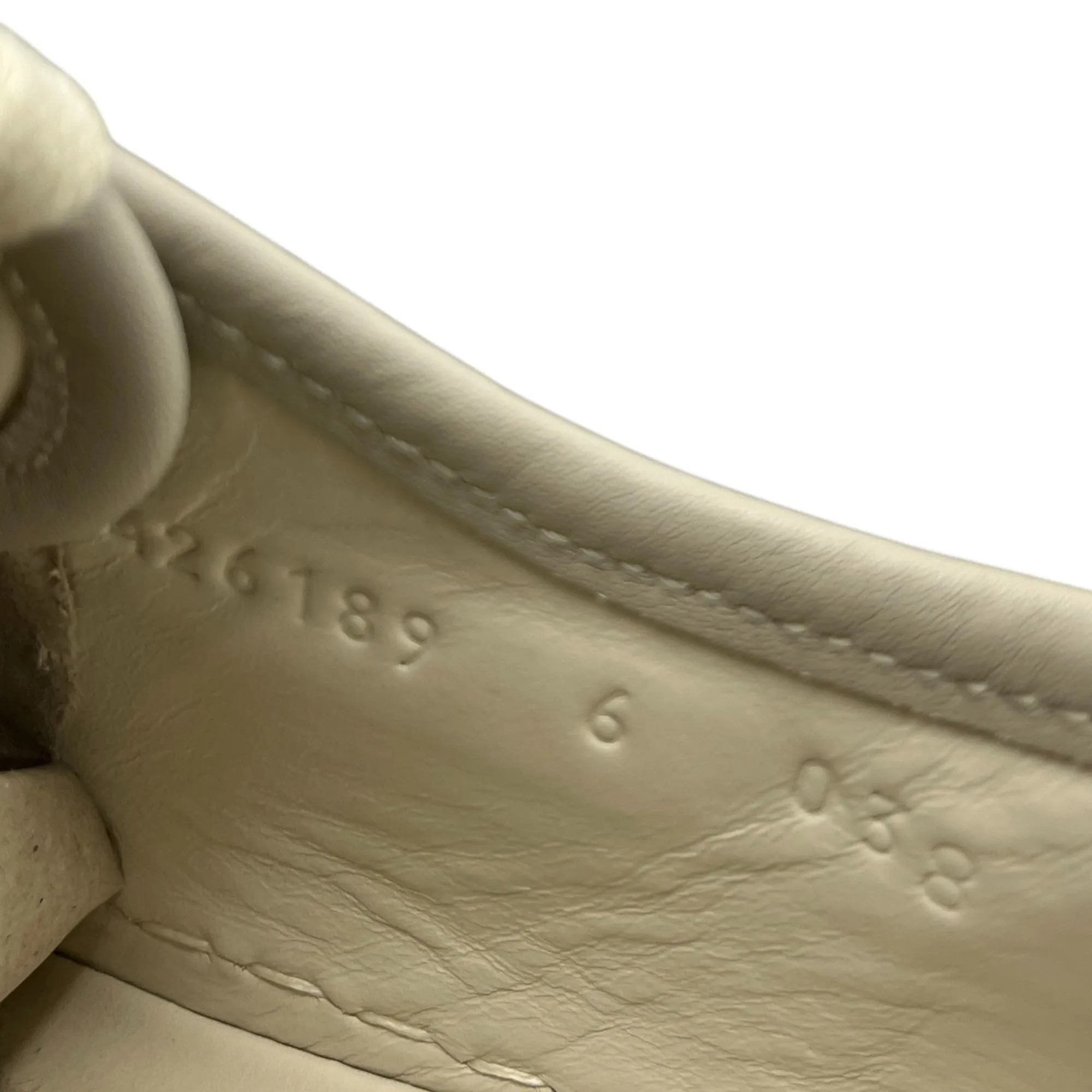 Men's Gg Supreme Low Trainers Cream Size EU 40 / UK 6