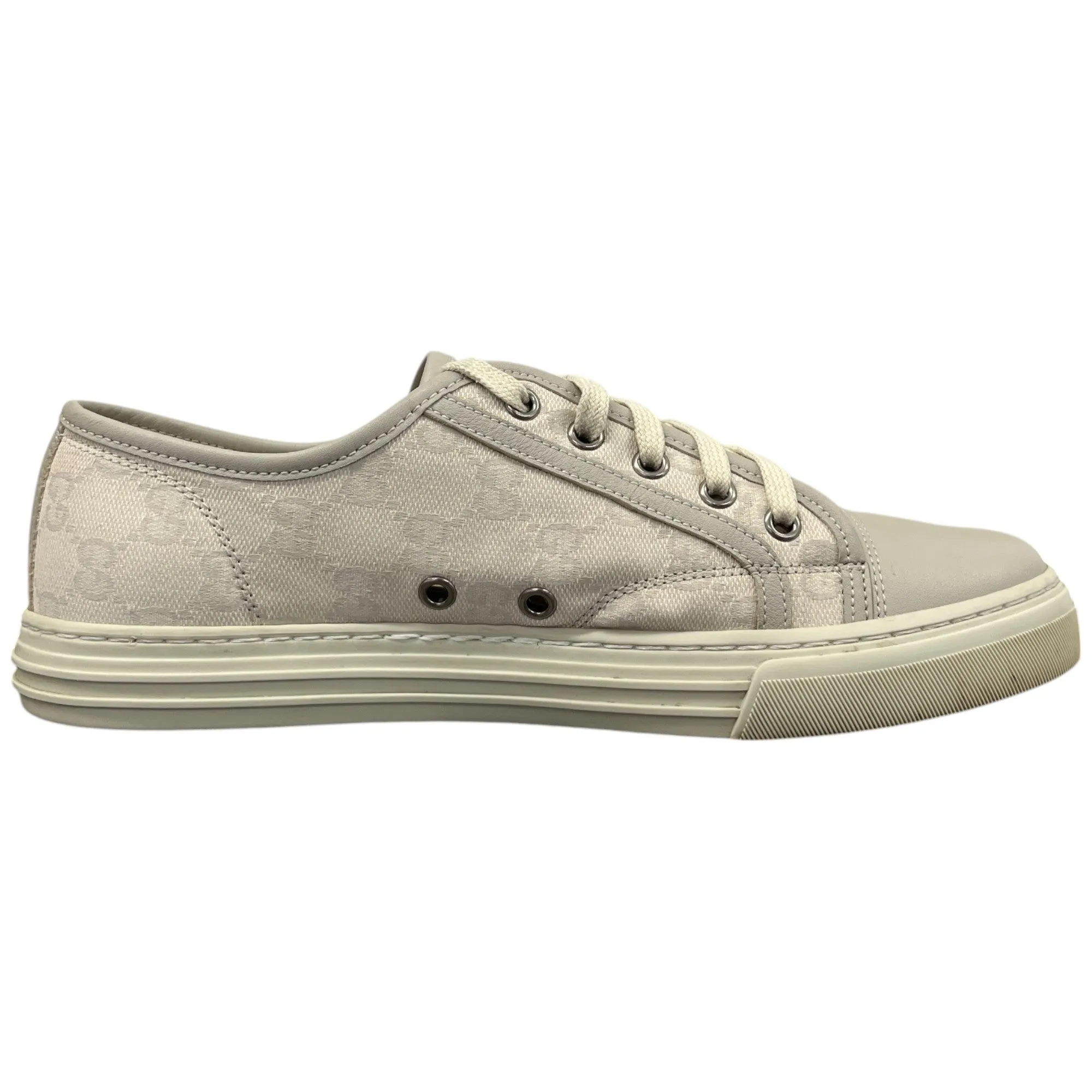 Men's Gg Supreme Low Trainers Cream Size EU 40 / UK 6