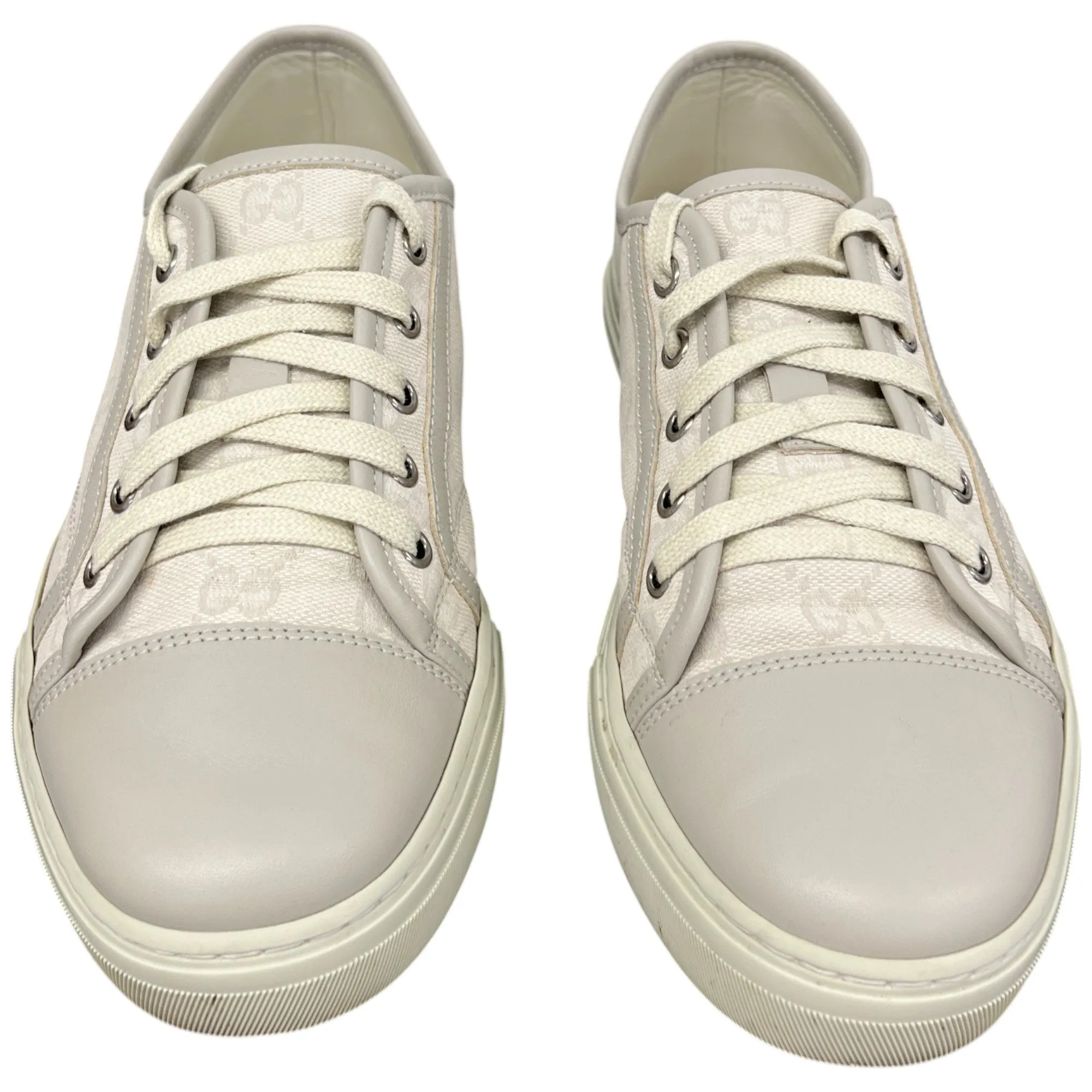 Men's Gg Supreme Low Trainers Cream Size EU 40 / UK 6