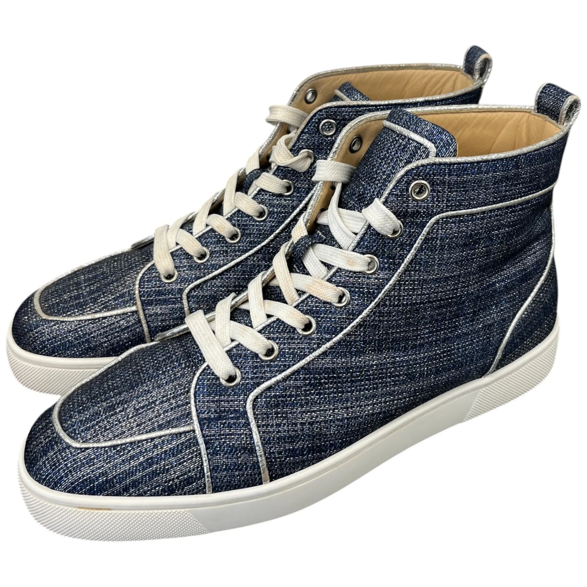 Men's Louis Junior Orlato High Trainers Blue Size EU 42 / UK 8