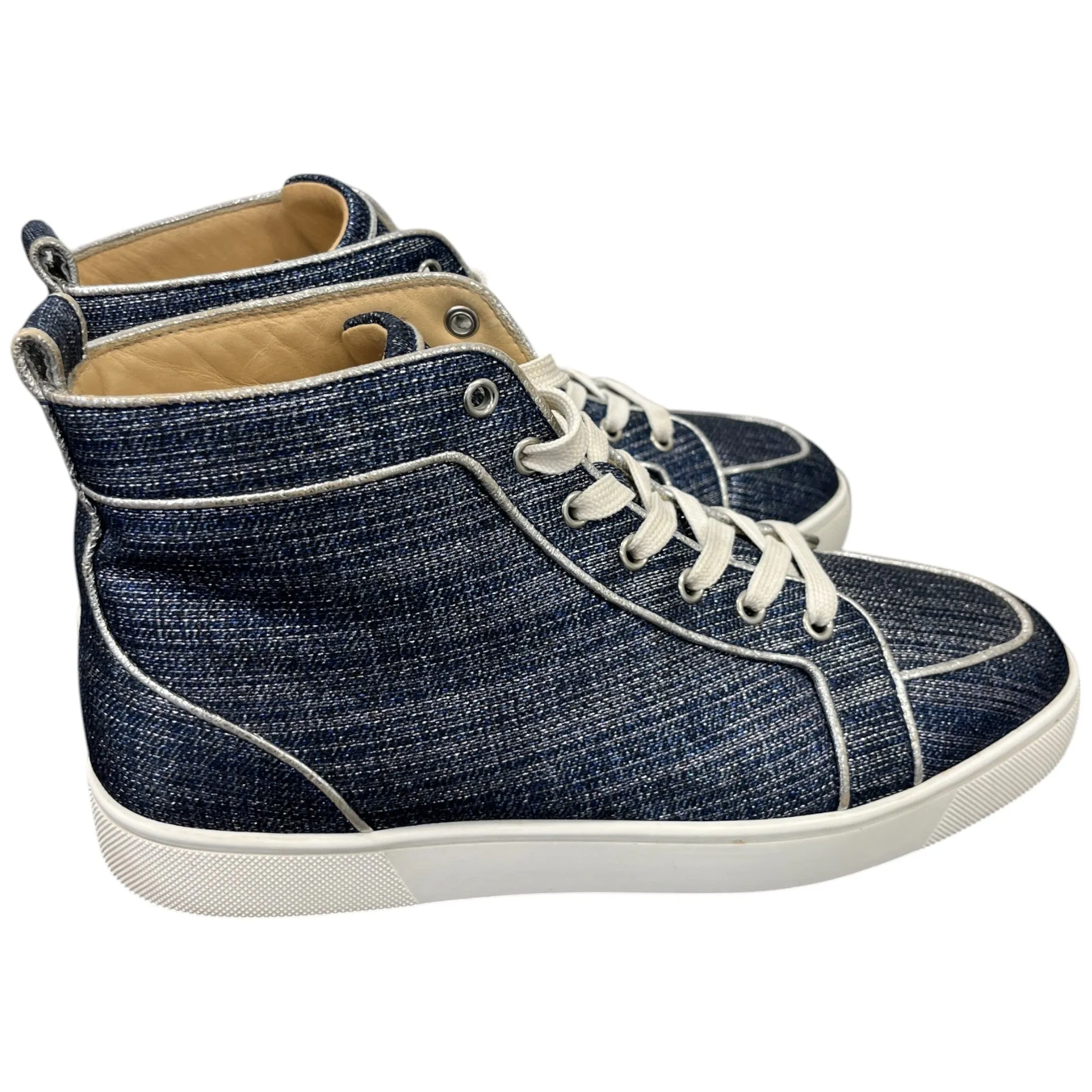 Men's Louis Junior Orlato High Trainers Blue Size EU 42 / UK 8