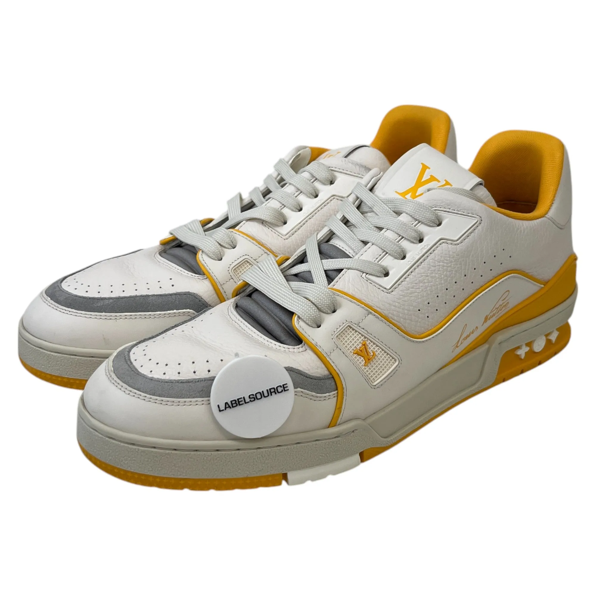 Men's Lv Low Trainers Yellow Size EU 43 / UK 9
