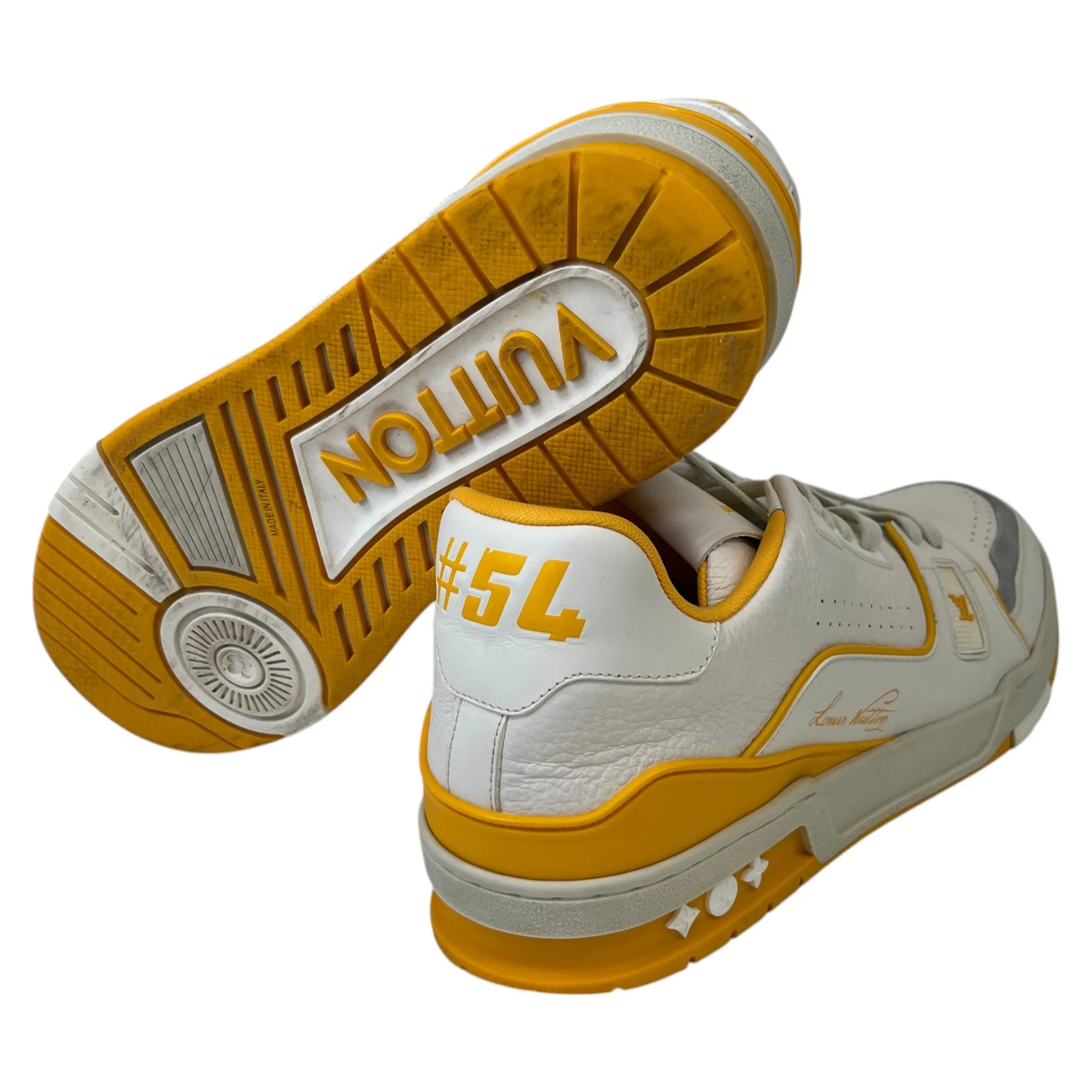 Men's Lv Low Trainers Yellow Size EU 43 / UK 9