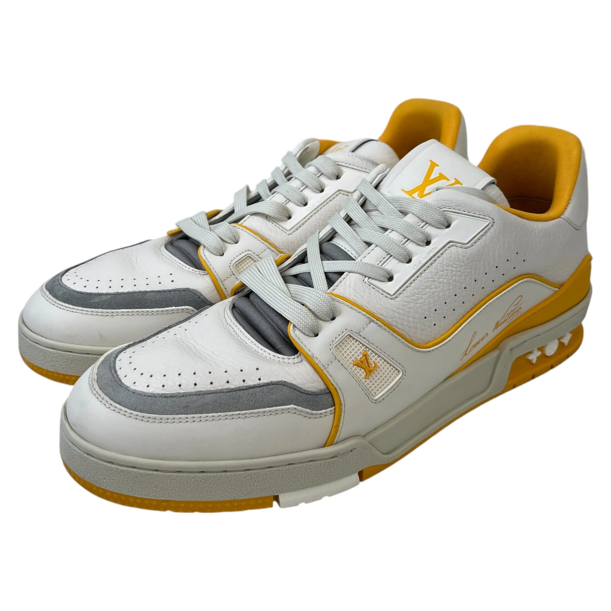 Men's Lv Low Trainers Yellow Size EU 43 / UK 9