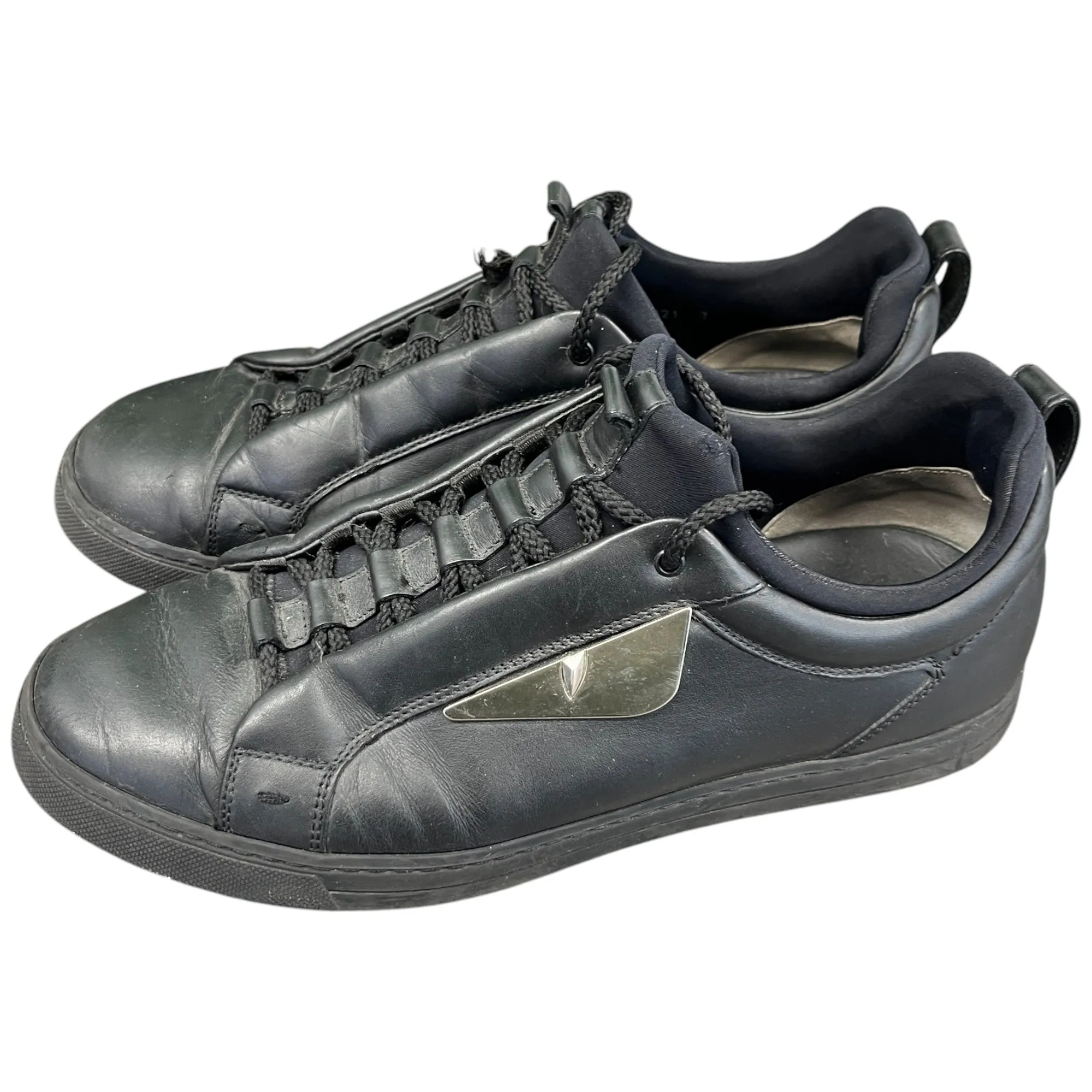 Men's Monster Eye Low Trainers Black Size EU 41 / UK 7