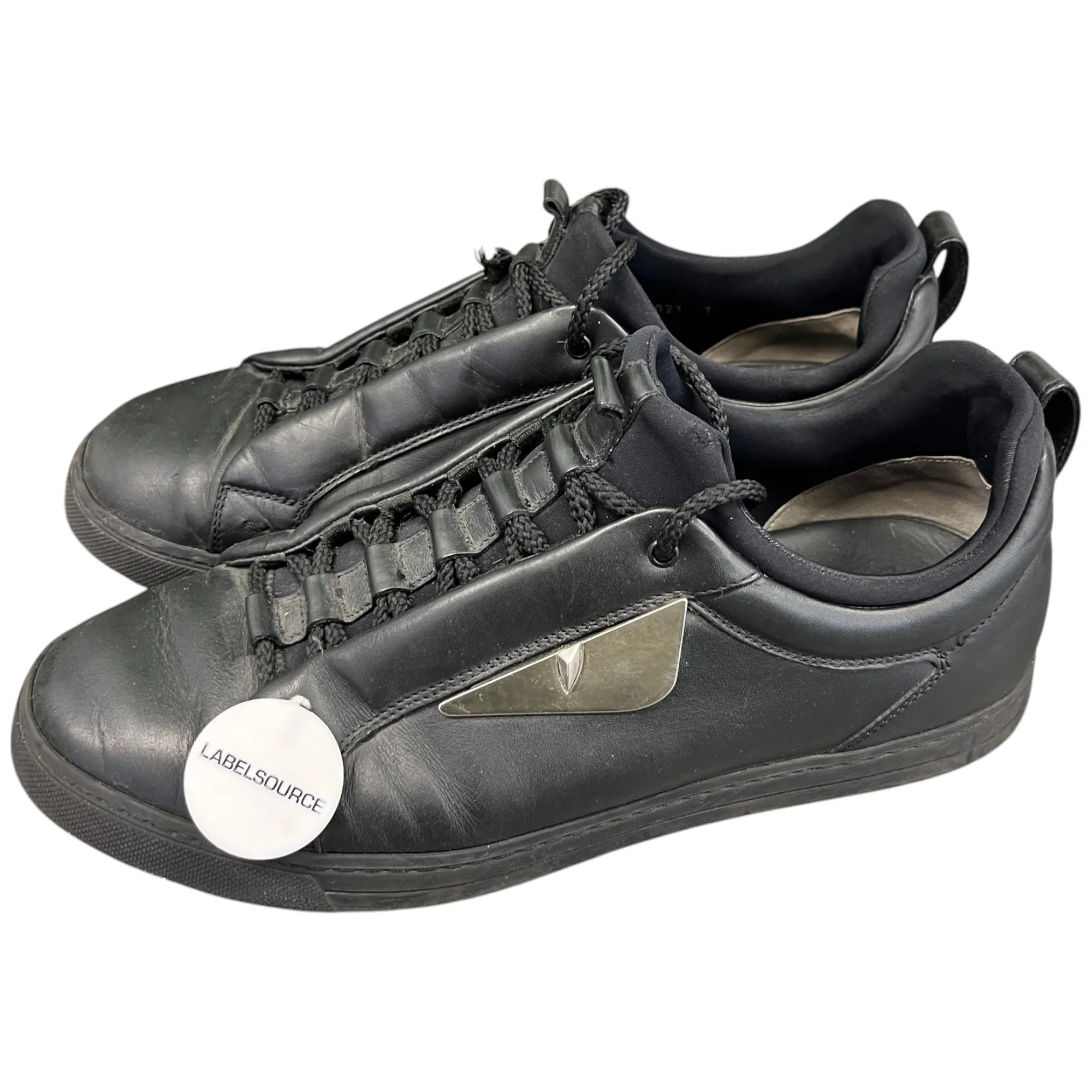 Men's Monster Eye Low Trainers Black Size EU 41 / UK 7