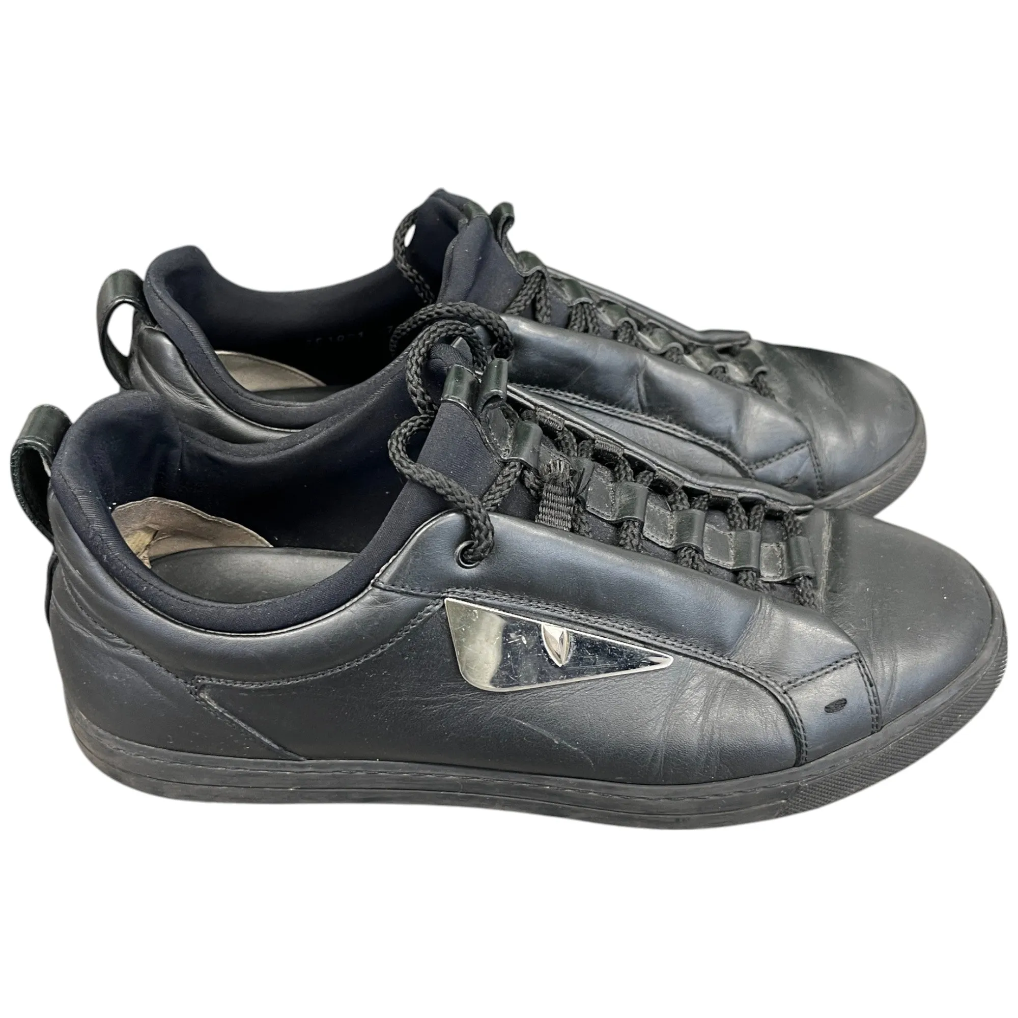 Men's Monster Eye Low Trainers Black Size EU 41 / UK 7
