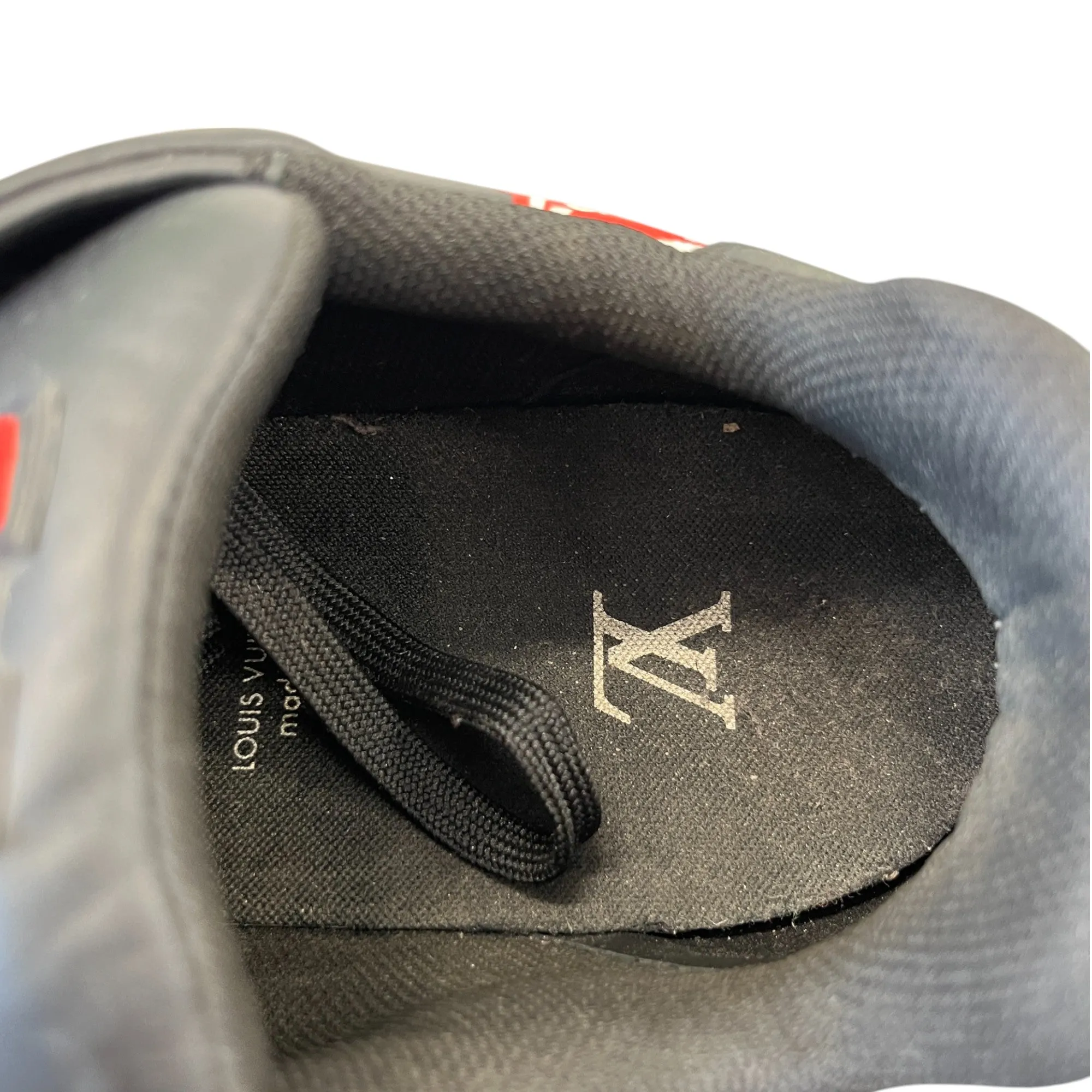 Men's Virgil Abloh X Nigo Lv Made Heart Low Trainers Black Size EU 43 / UK 9