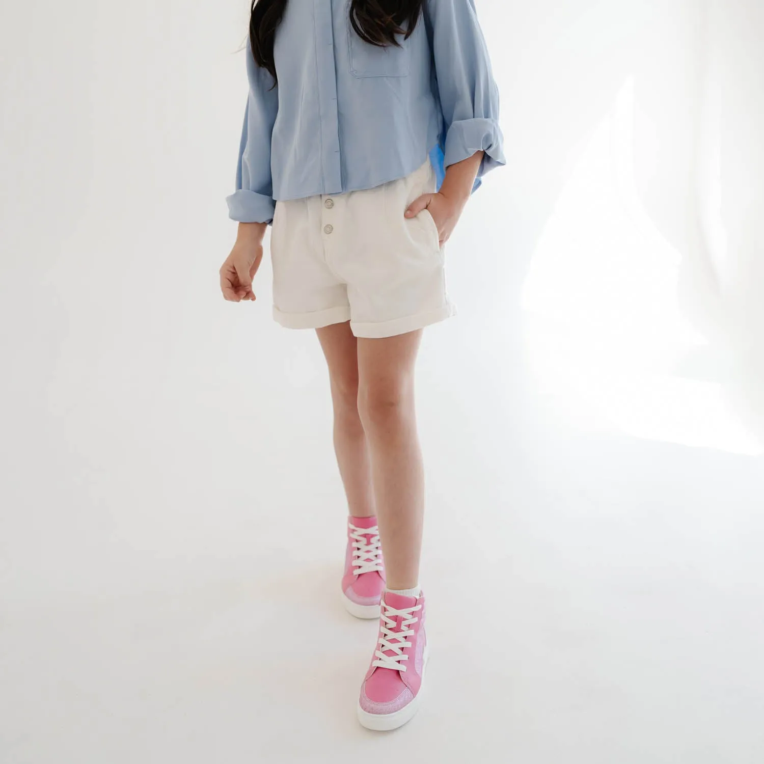 Miss Hannah Sneaker in Hot Pink - Kids from Yosi Samra