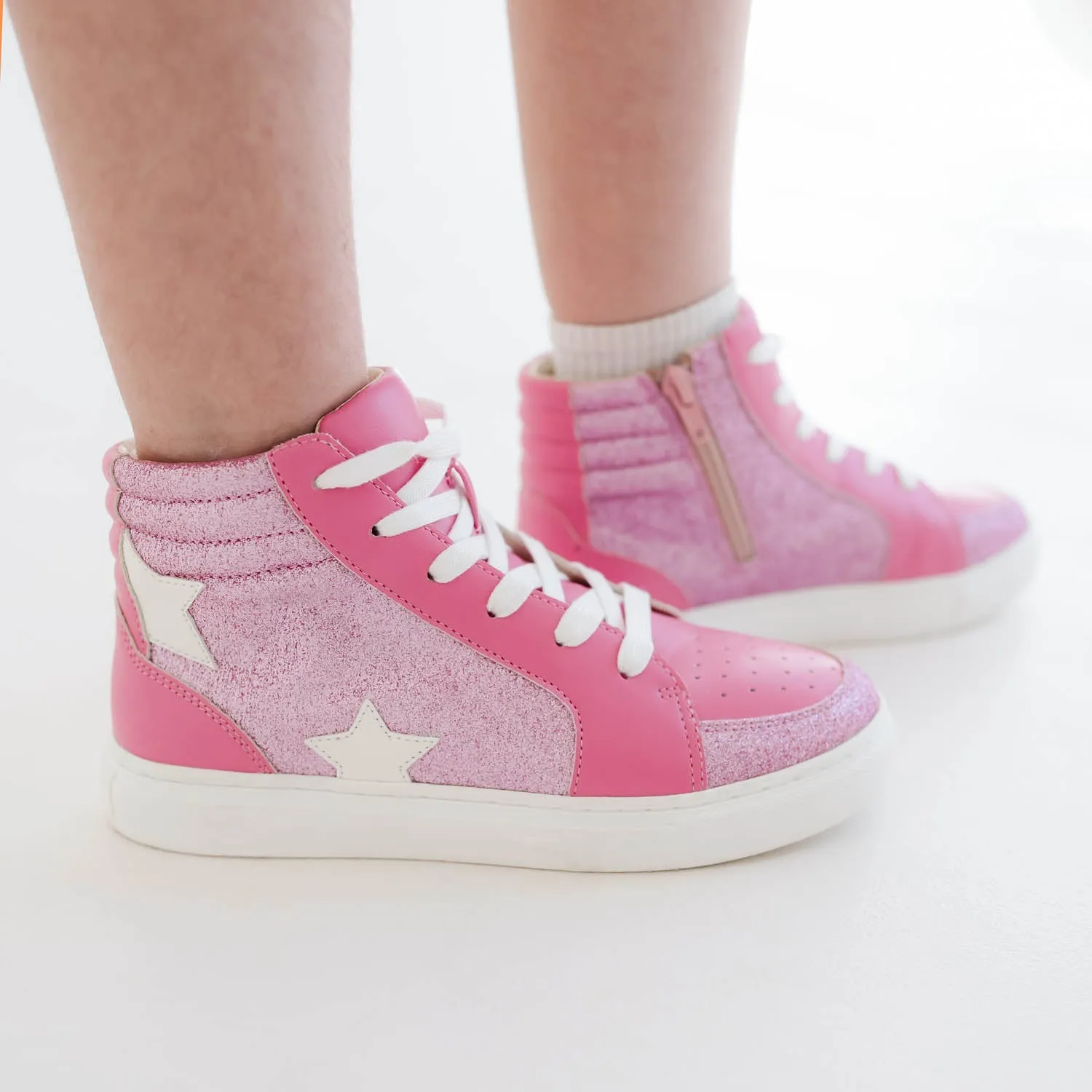 Miss Hannah Sneaker in Hot Pink - Kids from Yosi Samra