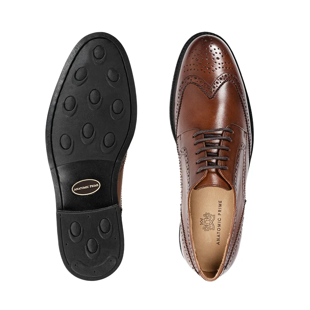 Murilo Men's Leather Formal Brogue Shoes