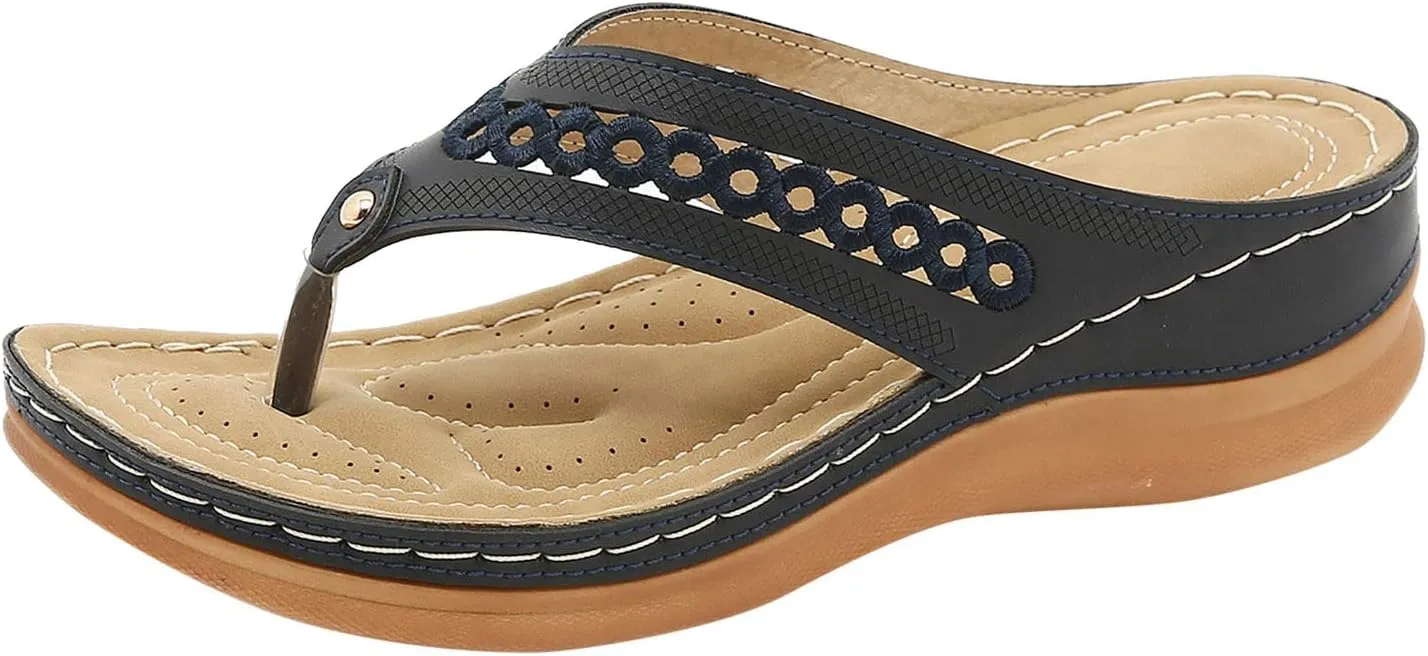 Ortho Walking Sandals for Elderly Women Shoes for Women Extra Wide Orthopedic Arch Support Shoes for Women Dressy Sandals Women Wide Feet Strappy Black Heels Everyday Sandals for Women