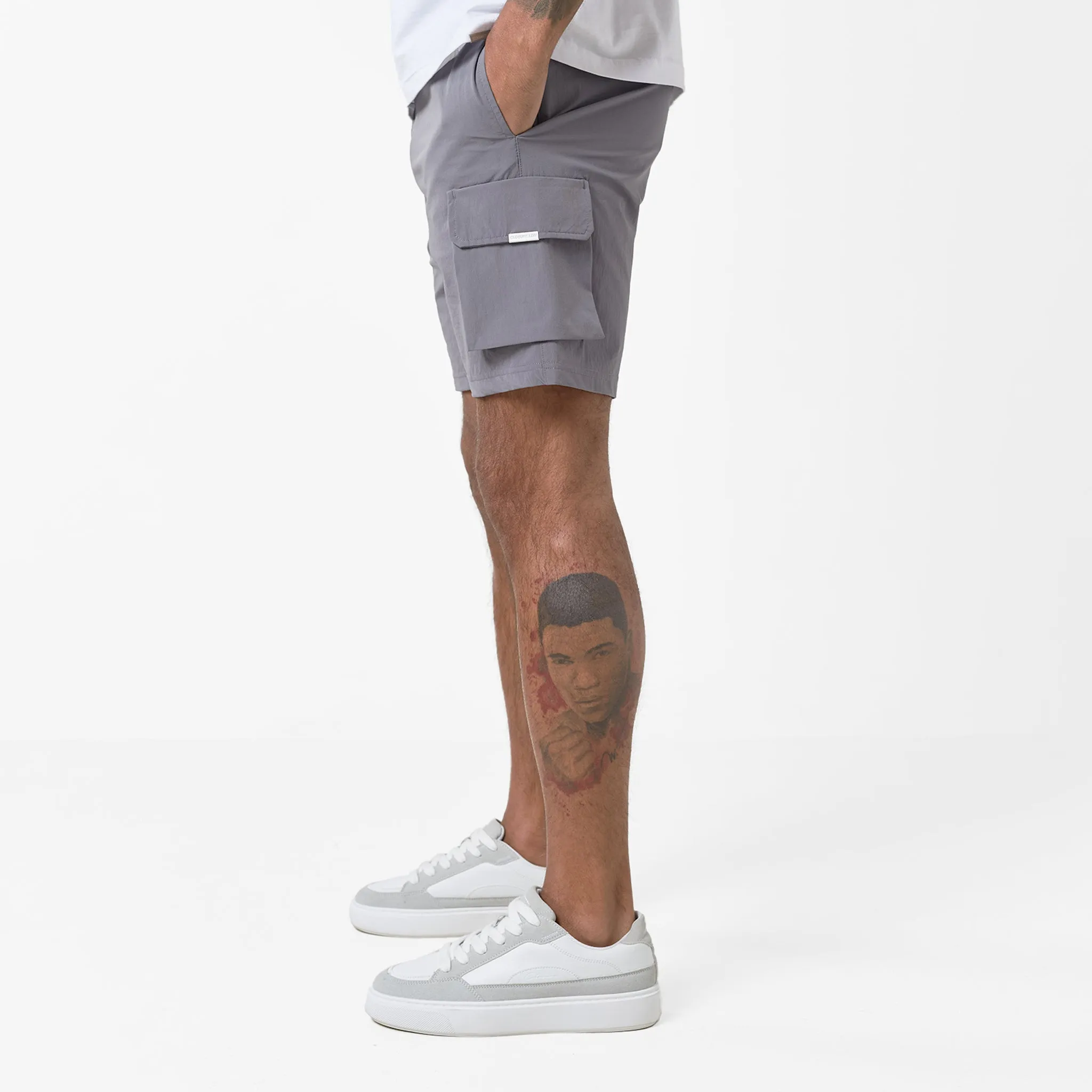 Premium Tech Cargo Short | Charcoal