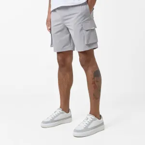 Premium Tech Cargo Short | Ice Grey