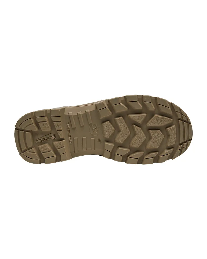 RotoFlex 8553 Mid Zip Side Safety Boot - Stone