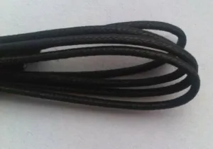 Shoe Lace Black 80cm Fine Round Thin 31 Inch For Dress Shoes Shoelaces New Waxy
