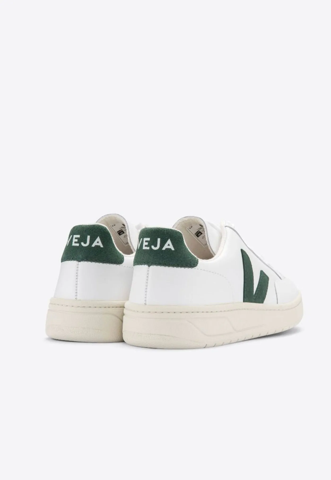 V-12 Leather - Extra White/Cyprus