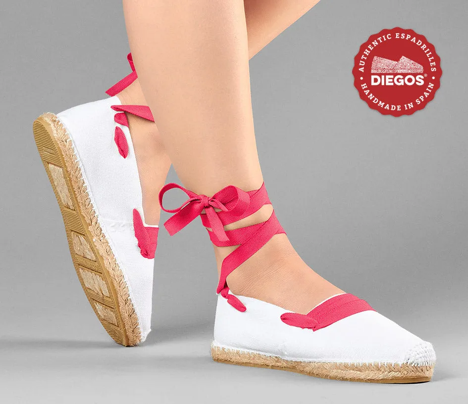 White basque espadrilles