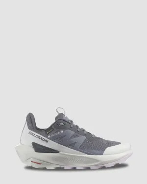 Women's Salomon Elixir Activ GTX Hiking Shoes - India Ink/Glacier Gray/Orchid Petal
